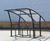 Portland -  asymmetric cycle shelter with angled polycarbonate roof 0