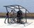 Portland -  asymmetric cycle shelter with angled polycarbonate roof 1