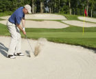 Golf course and bunker sand