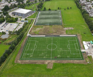 Football pitch, LED lighting and fencing - Garioch Sports Centre