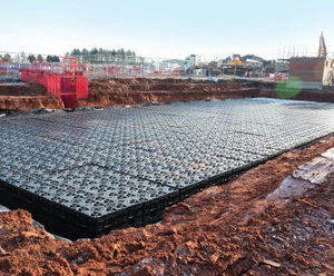 Rapid installation of AquaCell NG SuDS system - Worksop