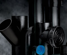 Towerblock soil vent pipe installations, London