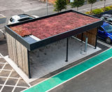 Sedum-roofed cycle hub and repair station - Taunton - on this page