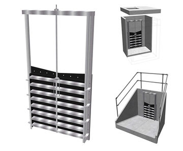Medium duty 1500mm penstock