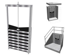 Medium duty 1250mm penstock