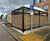 Canopies protect customers at hospital's outdoor charity cafe 5