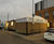 Canopies protect customers at hospital's outdoor charity cafe 6