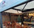 Canopies protect customers at hospital's outdoor charity cafe 7