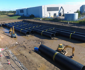 Pipeline anchors provide buoyancy control for 4300m3 storage tank