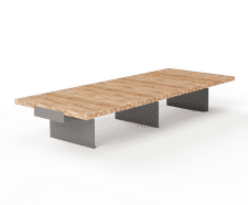 Ribbon flat bench
