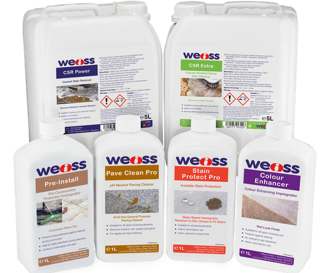 weiss Paving Care range refreshed