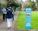 Monolith signs for heritage trail around Harlow