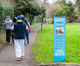 Monolith signs for heritage trail around Harlow - on this page