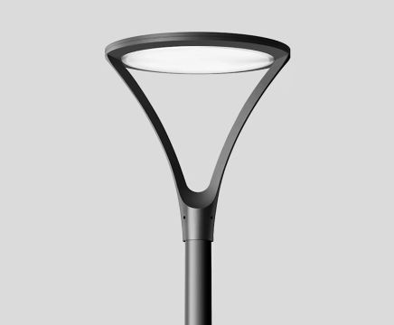 Dali controlled pole top luminaire
