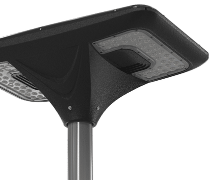 City park post top luminaire for urban areas