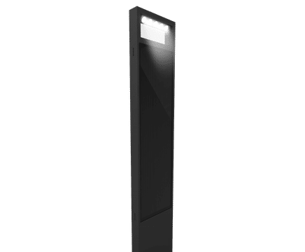 Flamnia solar powered light bollard