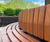 Bespoke planter seat encloses and supports sculpture - Wimbledon 4