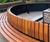 Bespoke planter seat encloses and supports sculpture - Wimbledon 3