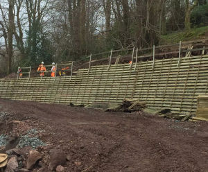 Permacrib - BBA-certfied timber crib gravity retaining wall system
