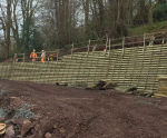 Permacrib - BBA-certfied timber crib gravity retaining wall system