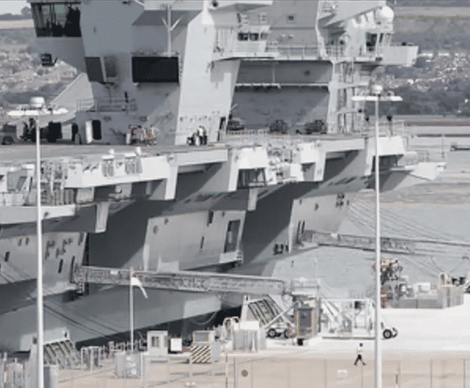 Perimeter security for assets at Portsmouth Naval Base