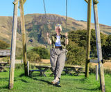 Timber play equipment encourages visitors to Loch Leven’s Larder - on this page