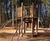 Natural timber play towers - Brodie Castle, Moray 1