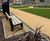 Matrix 05 - recycled plastic bench with backrest 1