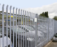 Corden steel palisade fencing