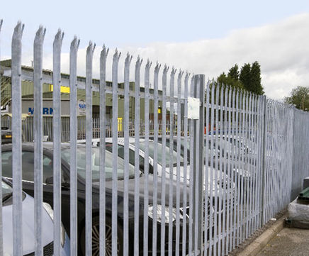 Corden steel palisade fencing