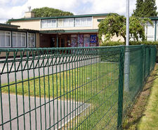 Cordguard roll top fencing panels