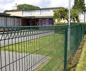Cordguard roll top fencing panels