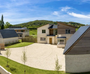 Gravel stabilisation system for new Charlcombe Homes development