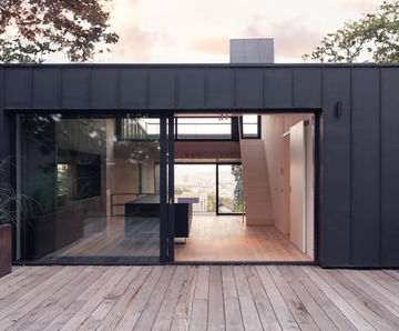 RHEINZINK GRANUM EXTRA - titanium zinc cladding panels for exterior facades