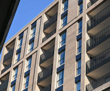 B50 vertical bar balustrade system - Gallions Reach, London
