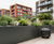 Planters, seating and floor tiles for fire-rated roof terrace 2