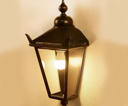Half Edward Lantern heritage wall light