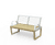 Egoe Dynamic A1-251 - contemporary steel and wood outdoor seat 0