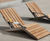 Egoe Dynamic A1-4561 - contemporary steel and wood chaise longue 2