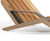 Egoe Dynamic A1-4561 - contemporary steel and wood chaise longue 12