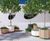 Egoe Dynamic A30-320 - steel and wood octagonal planter 0