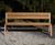 Egoe Classic E1-301 - contemporary steel and wood outdoor seat 3