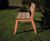 Egoe Classic E1-301 - contemporary steel and wood outdoor seat 4
