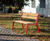 Egoe Classic E1-301 - contemporary steel and wood outdoor seat 8