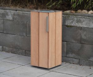Egoe Classic E20-1101 - steel and wood litter bin (single)