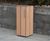 Egoe Classic E20-1101 - steel and wood litter bin (single) 0