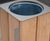 Egoe Classic E20-1101 - steel and wood litter bin (single) 5