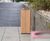 Egoe Classic E20-1101 - steel and wood litter bin (single) 3