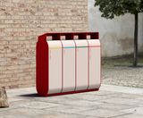Egoe Foundation O20-4411 - steel litter bin (quadruple) - on this page