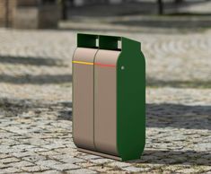 Egoe Foundation O20-2411 - steel litter bin (double)